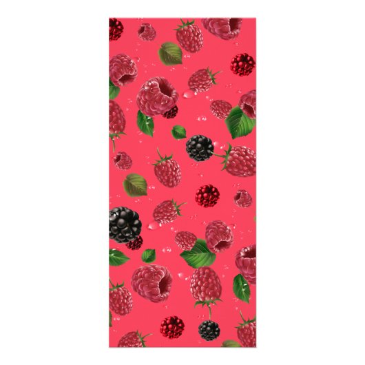 Carte Publicitaire Motif framboise (Devant)