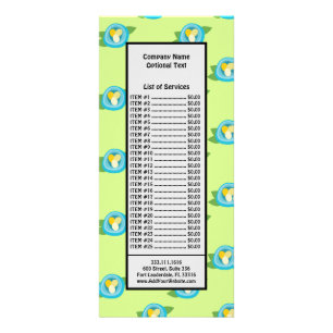 Carte Publicitaire Nids d'oiseau bleu Œufs colorés Feuilles vertes Na