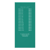 Carte Publicitaire Notes musicales d'affaires de la musique moderne d (Dos)