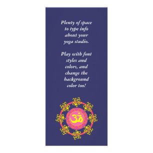 Carte Publicitaire OM symbol rack card!