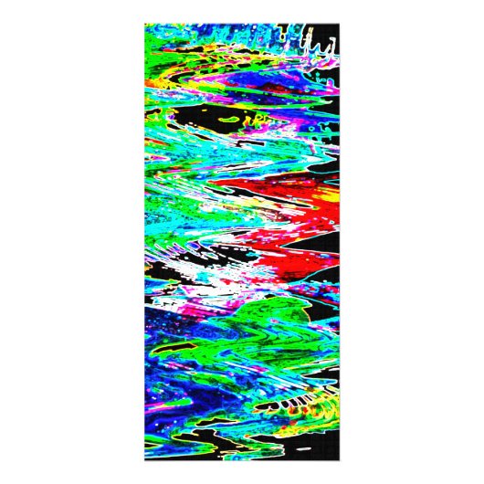 Carte Publicitaire Ondes colorées (Devant)