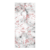 Carte Publicitaire Or rose pétillant féminin | Prix et service (Dos)