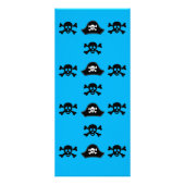 Carte Publicitaire Parlez comme un jour de pirate Phrases Feuille Ble (Dos)