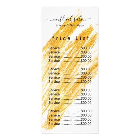 Carte Publicitaire Parties scintillant moderne élégante à vague (Devant)