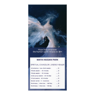 Carte Publicitaire Passage Céleste Ange ailé