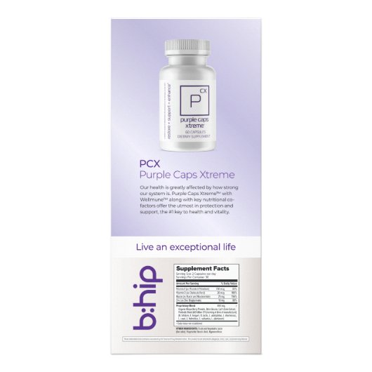 Carte Publicitaire PCX Purple Caps Xtreme (Devant)