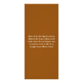 Carte Publicitaire Pierres de méditation de cairn (Dos)