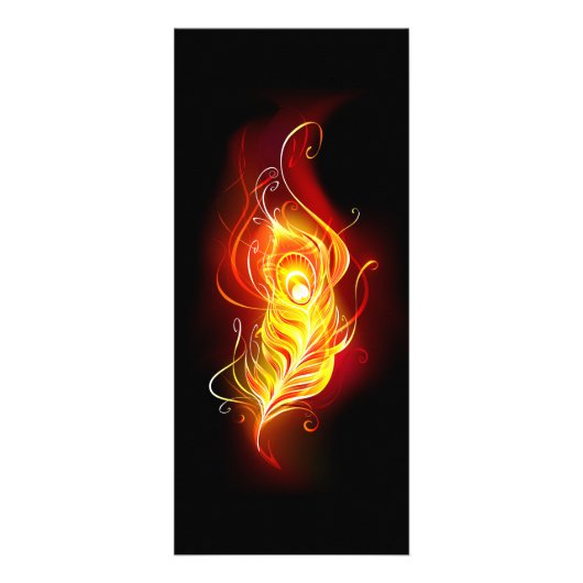 Carte Publicitaire Plumes de paquetage de feu (Devant)