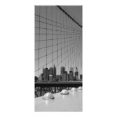 Carte Publicitaire pont de Brooklyn (Dos)