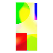 Carte Publicitaire Pop art réflexion (Dos)