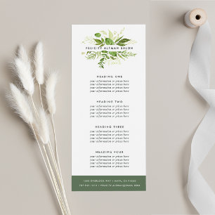 Carte Publicitaire prairie sauvage Services ou tarif