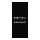 Carte Publicitaire Primum non Nocere (Dos)