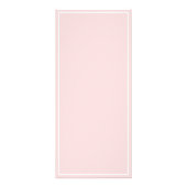 Carte Publicitaire Prix du logo féminin rose et corail (Dos)