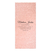 Carte Publicitaire Prix moderne en marbre rose et or (Dos)