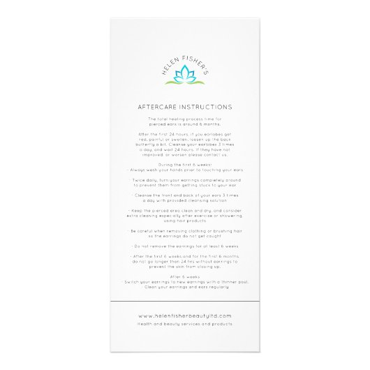 Carte Publicitaire Professionnel personnalisé (Devant)