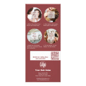 Carte Publicitaire Promotion Salon de coiffure Coiffure de groupe de (Dos)