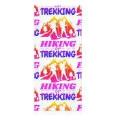 Carte Publicitaire Randonnée ou trekking (Dos)