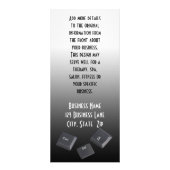 Carte Publicitaire Redémarrer les clés de l'ordinateur (Dos)