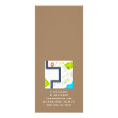 Carte Publicitaire Restaurant Watercolor Breakfast Business (Dos)