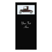 Carte Publicitaire RETRO CARS 2- réparation automobile (Dos)