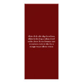 Carte Publicitaire Roches de Sedona dans l'équilibre (Dos)