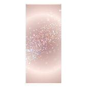 Carte Publicitaire Rose céleste Confetti (Dos)