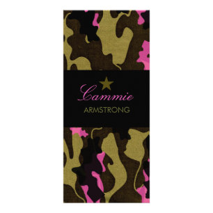 Carte Publicitaire Rose d'étoile de 311 Camo