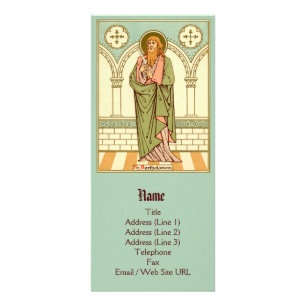 Carte Publicitaire Saint Bartholomée l'Apôtre (RLS 03) (Style 1)
