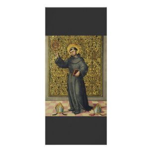 Carte Publicitaire Saint Bernardin de Sienne Art de style Renaissance