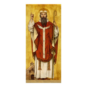 Carte Publicitaire Saint Boniface de Mayence - Patron des éducateurs