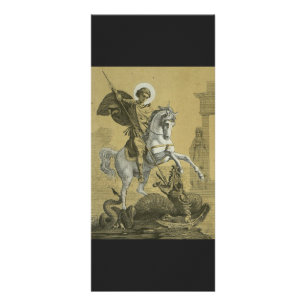 Carte Publicitaire Saint George – Premium "Sunburst Gold" Art