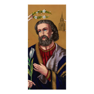 Carte Publicitaire Saint Joseph Guardian de la Sainte Famille