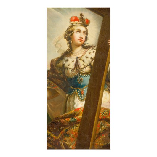 Carte Publicitaire Sainte-Hélène de Constantinople avec croix (Devant)