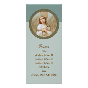 Carte Publicitaire Sainte Jeanne d'Arc brûlée sur le bûcher (BF01, St