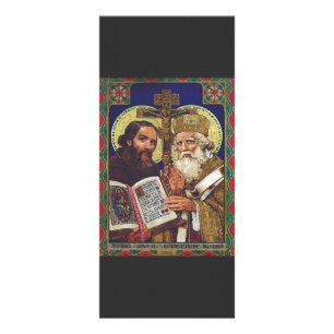 Carte Publicitaire Saints Cyrille et Méthode Apôtres des Slaves