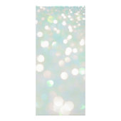 Carte Publicitaire salon bokeh pastel sparkle tarif (Dos)