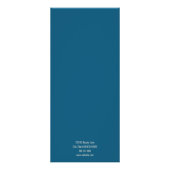 Carte Publicitaire Salon de beauté Business Blue et Beige (Dos)