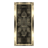 Carte Publicitaire Salon de beauté Gold Star (Dos)