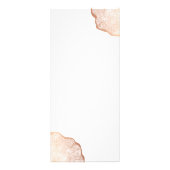 Carte Publicitaire Salon de Belle Bio Rose Gold Tree Rings (Dos)