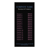 Carte Publicitaire salon élégant de manucure à ongles (Dos)