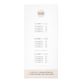 Carte Publicitaire Salon Minimal Moderne Grandes Prix (Dos)