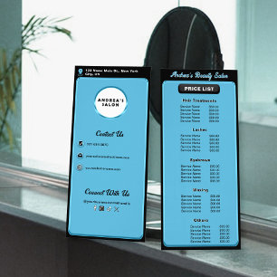 Carte Publicitaire Salon Professionnel Ajouter un logo Services et Ta