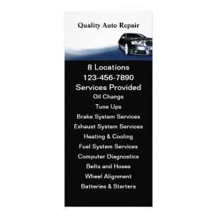 Carte Publicitaire Service automobile