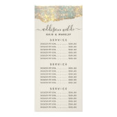 Carte Publicitaire Signature holographique Script moderne Parties sci (Devant)