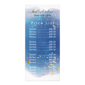 Carte Publicitaire Signature holographique Script moderne Parties sci (Devant)