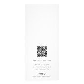 Carte Publicitaire Simple Couronne Monogramme Classique Élégante (Dos)