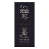 Carte Publicitaire Simple mariage en or (Dos)