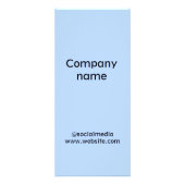 Carte Publicitaire Simple minimal elegant custom logo here company (Dos)