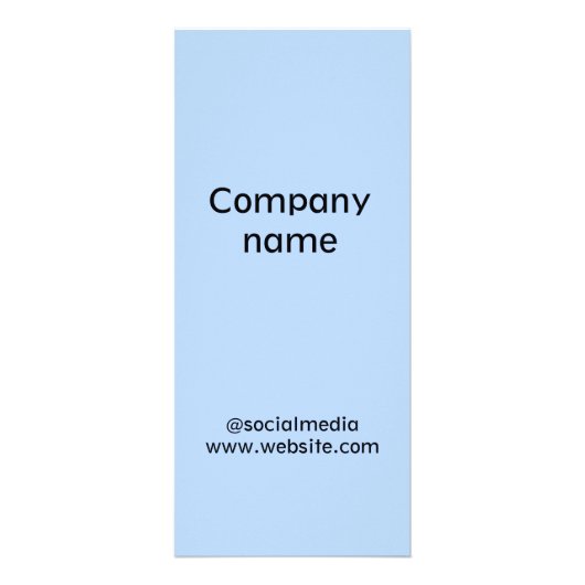 Carte Publicitaire Simple minimal elegant custom logo here company (Dos)