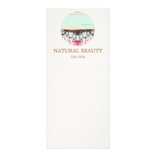 Carte Publicitaire Soins naturels Beauté Spa Sunrise Logo